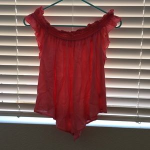 Express off the shoulder blouse